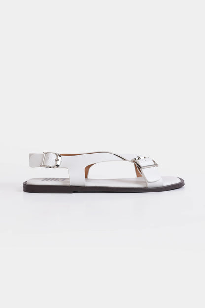 Cross Strap Flat Sandals - Cougar Clothing