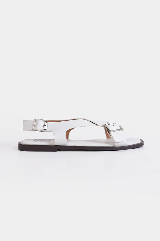Cross Strap Flat Sandals - Cougar Clothing