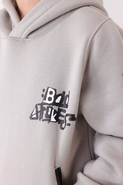 Graphic Hoodie With Zip Pockets - Cougar Clothing