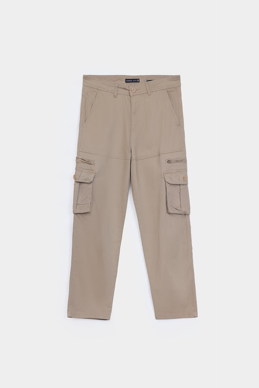 Straight Cargo Trousers - Cougar Clothing