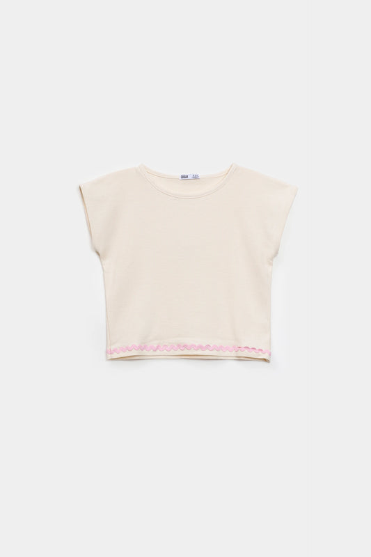 Lace-Detailed T-Shirt - Cougar Clothing
