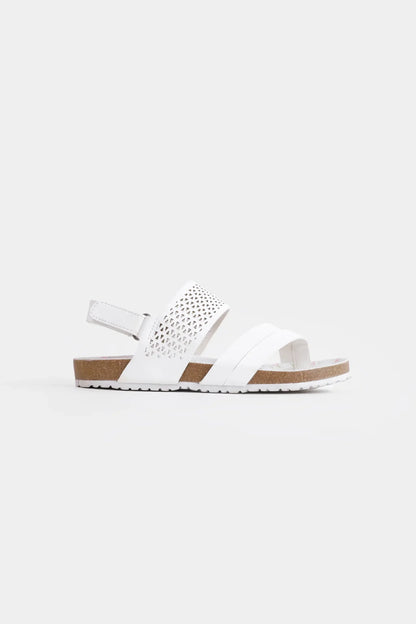Ditsy Footbed Sandals - Cougar Clothing