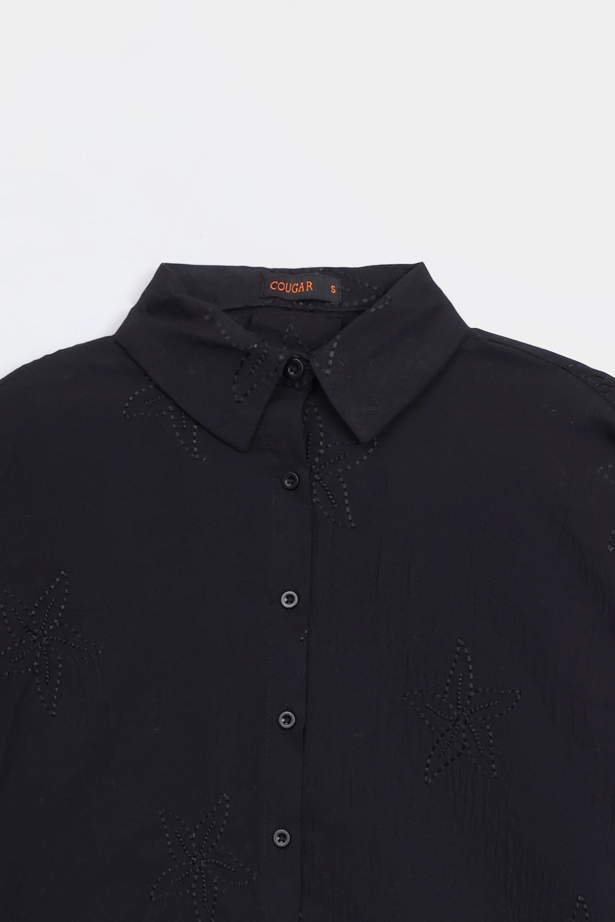 Tonal Embroidered Shirt - Cougar Clothing