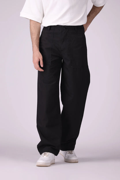 Wide Leg Fit Trousers - Cougar Clothing