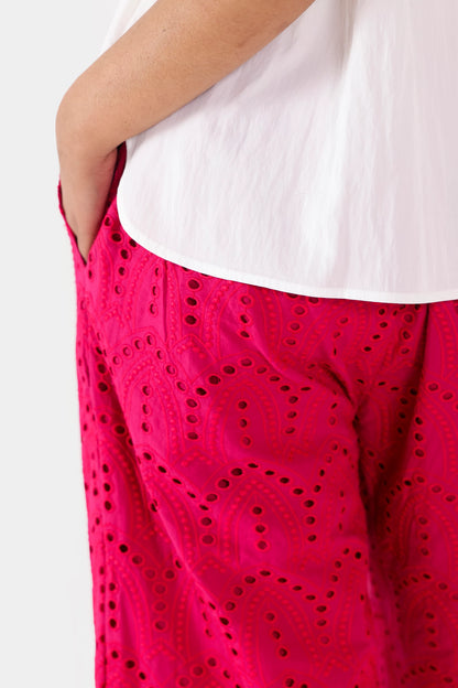 Schiffli Embroidered Trousers - Cougar Clothing