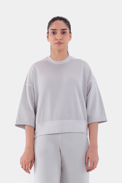 Patch Pocket Terry Sweatshirt - Cougar Clothing