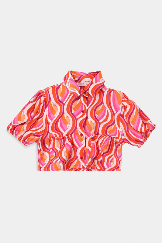 Button Down With Patch Pockets - Cougar Clothing