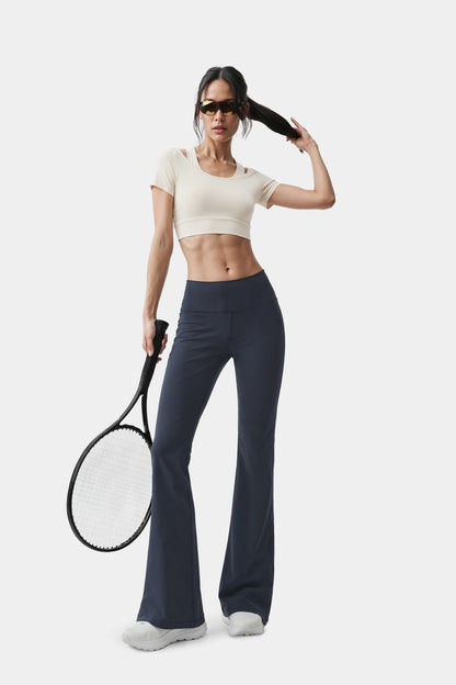 Activewear Cut-Out Crop Top