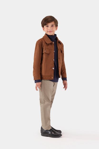 Faux Suede Jacket - Cougar Clothing