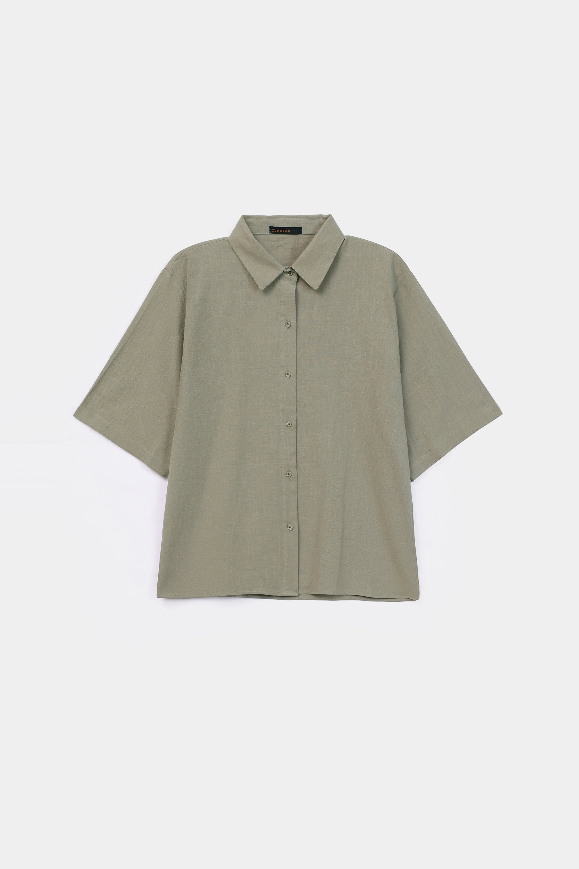 Cross-Hatch Cotton Button Down - Cougar Clothing