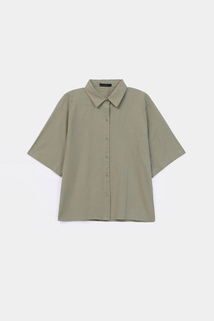 Cross-Hatch Cotton Button Down - Cougar Clothing