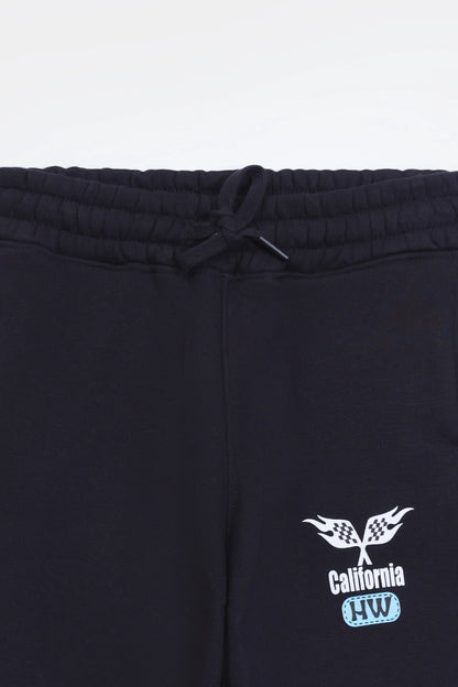 Graphic Cotton Blend Jogger Pants - Cougar Clothing