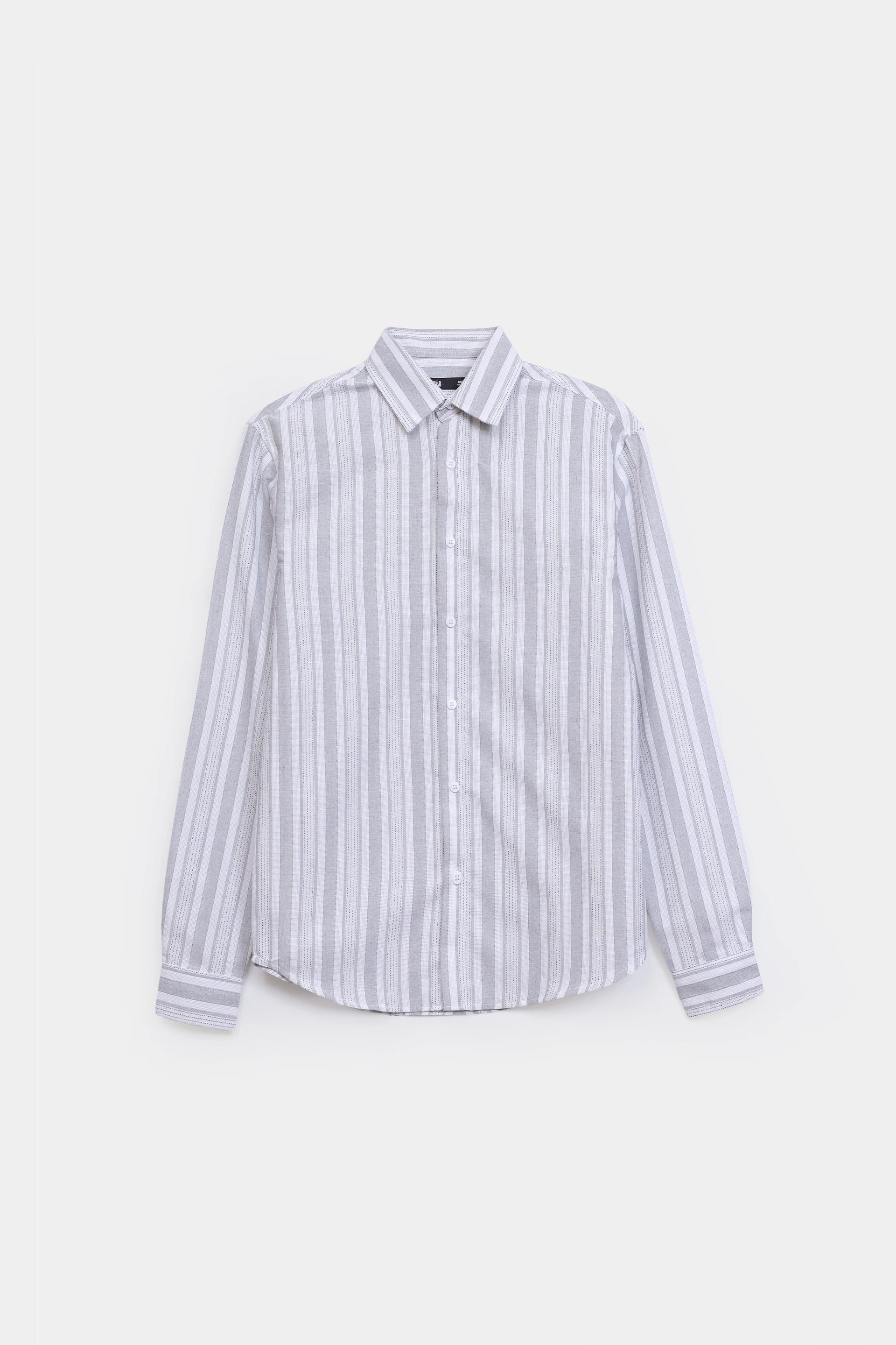 Jacquard Striped Shirt - Cougar Clothing