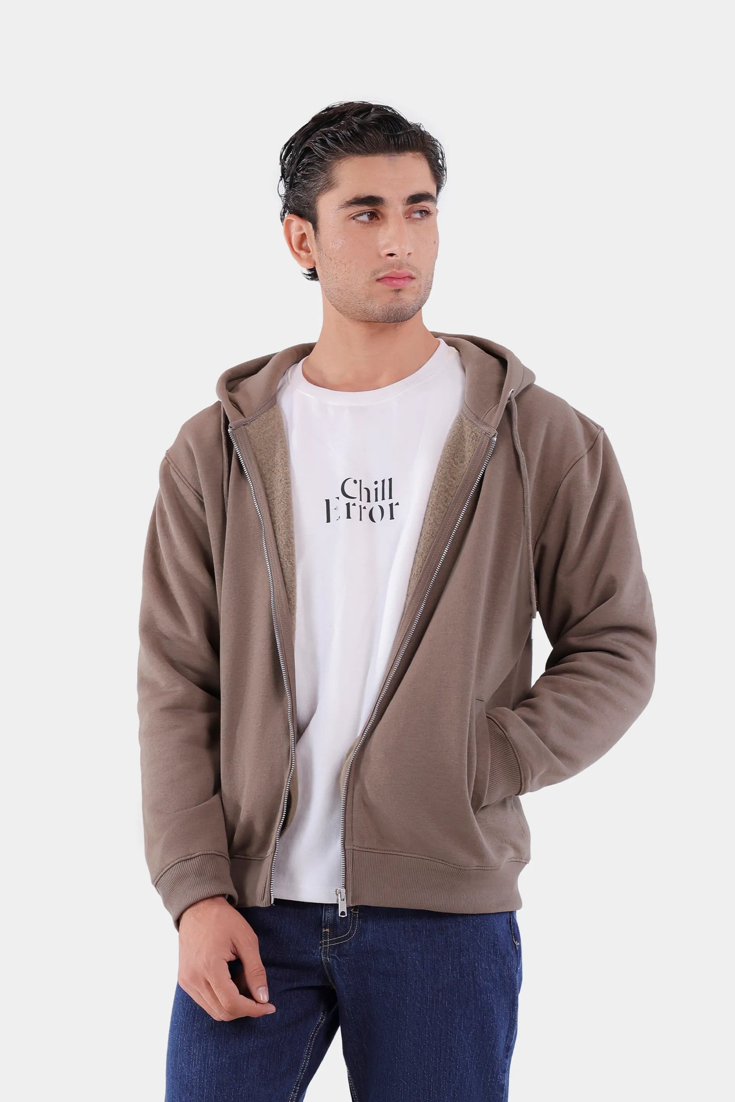 Fleece Zipper Hoodie - Cougar Clothing