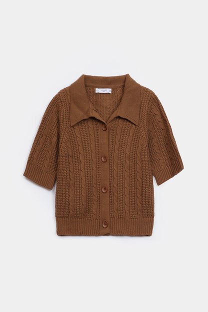 Short Sleeved Cardigan - Cougar Clothing