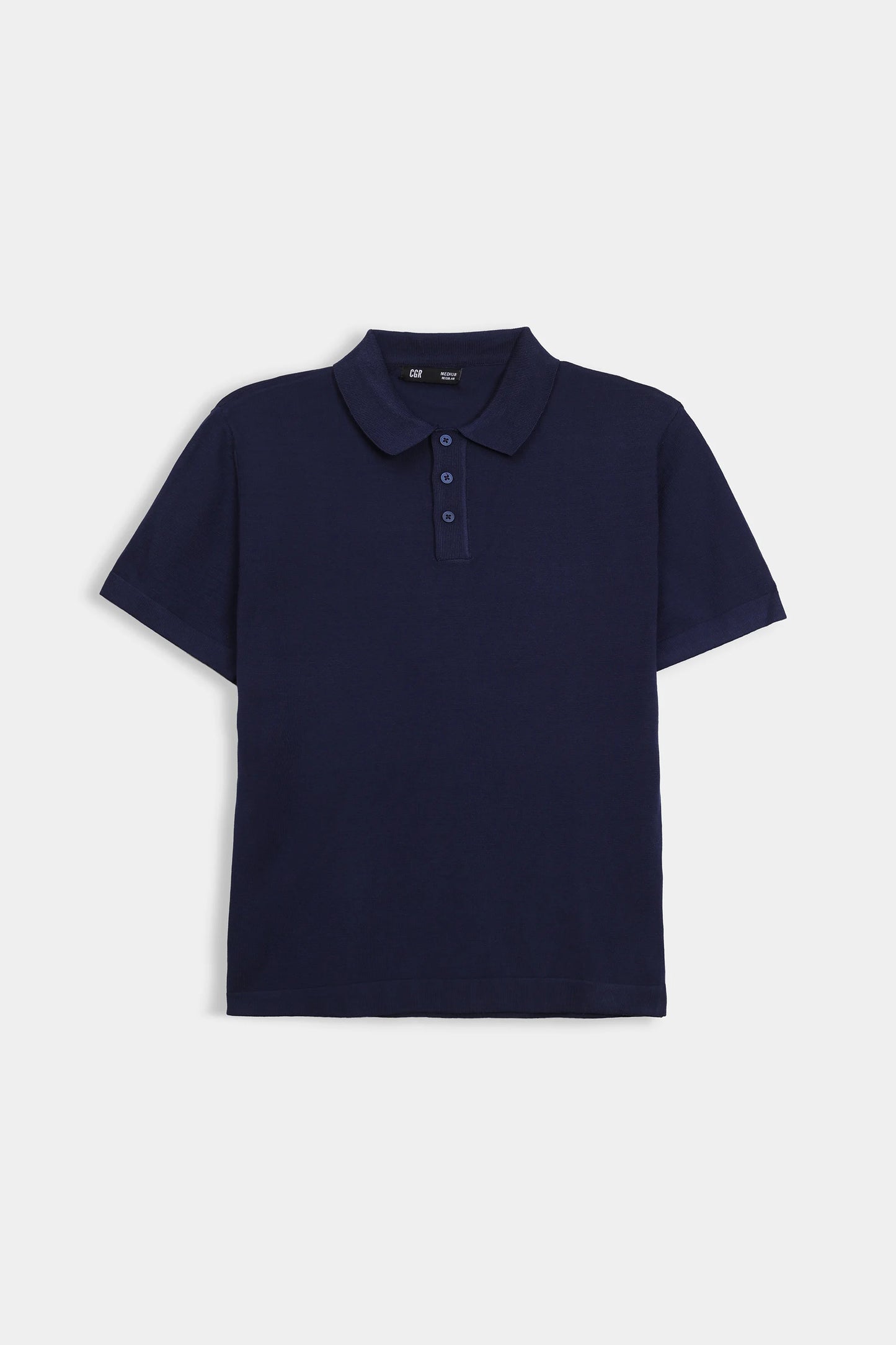 Viscose Blend Knit Polo - Cougar Clothing