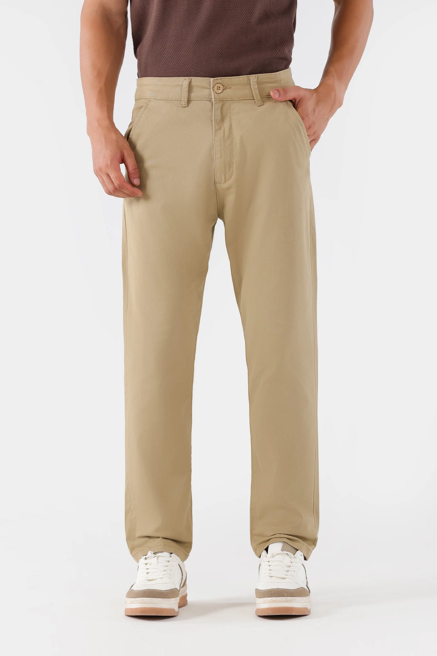 Straight Fit Chino Pants - Cougar Clothing