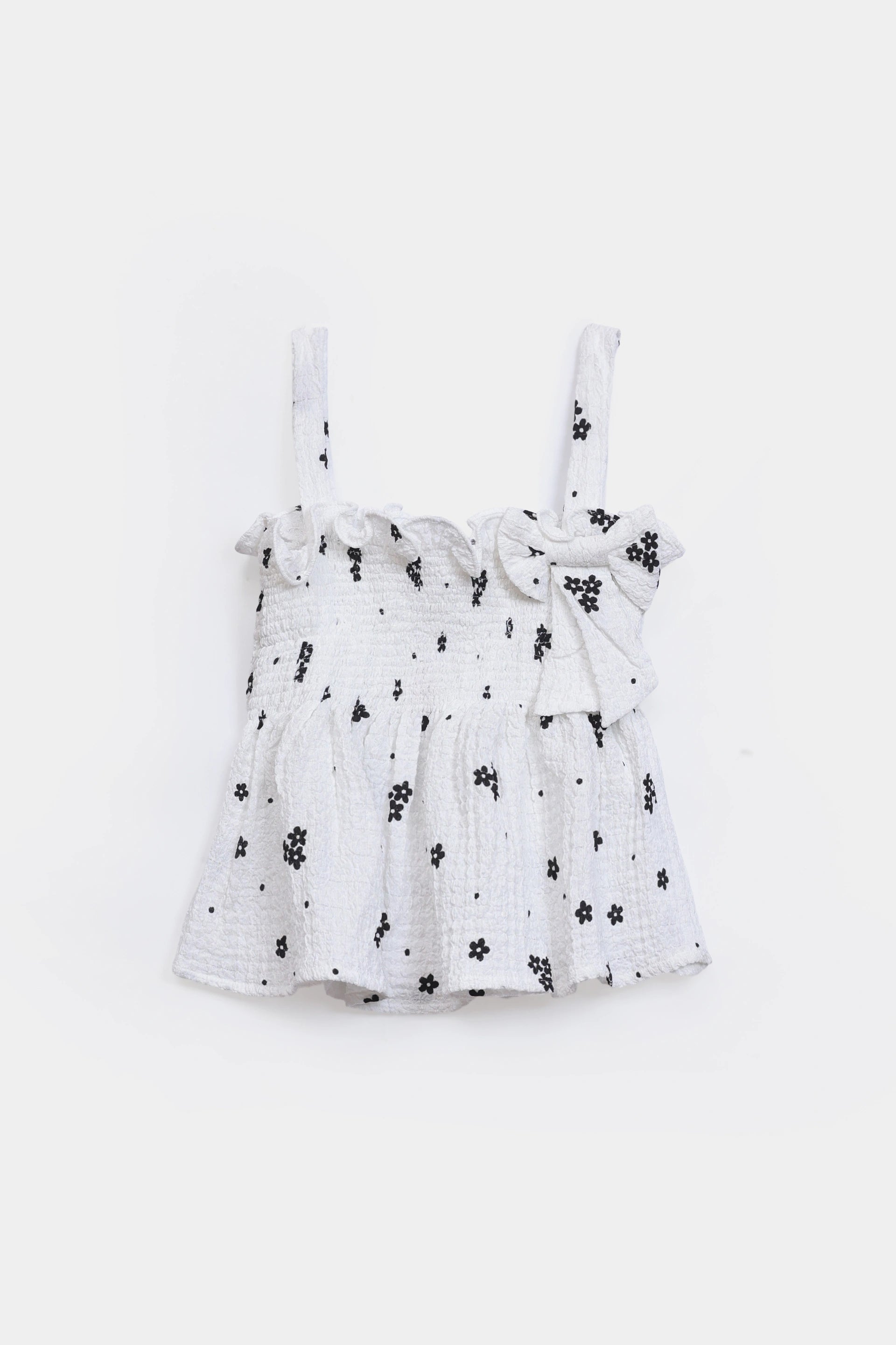 Printed Crush Cotton Top - Cougar Clothing