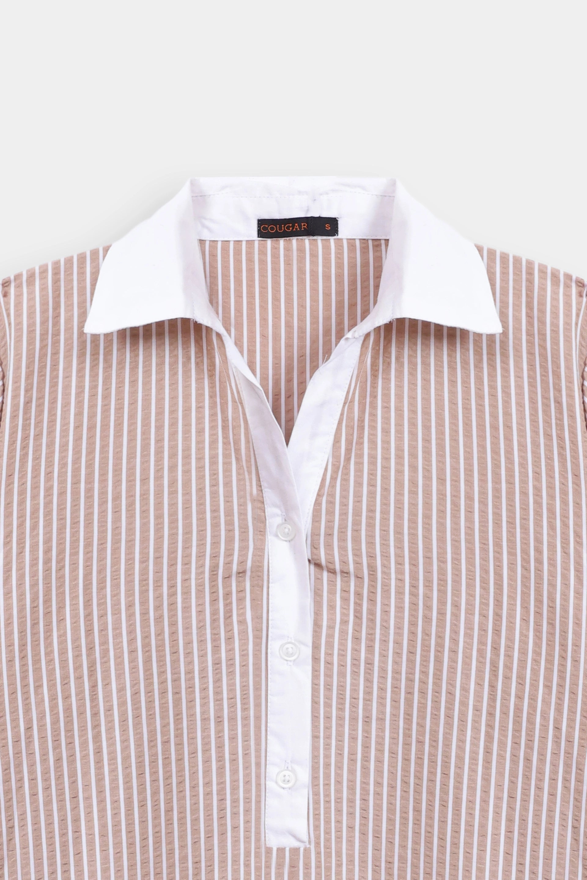 Yarn Dyed Striped Tunic - Cougar Clothing