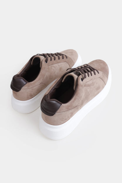 Contrast Lace Up Sneakers - Cougar Clothing