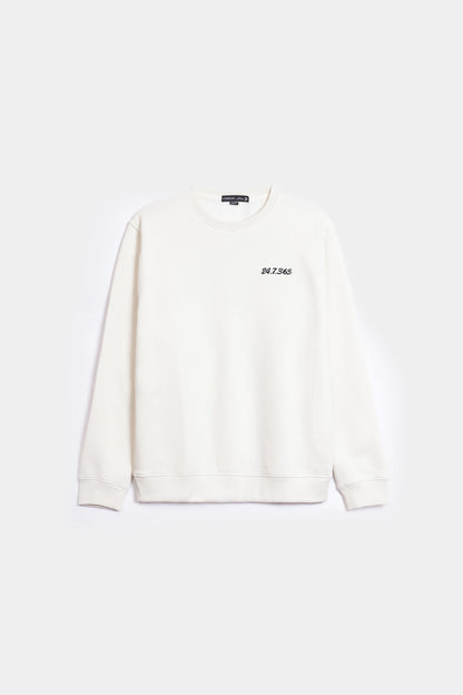 Relaxed Embroidered Sweatshirt - Cougar Clothing