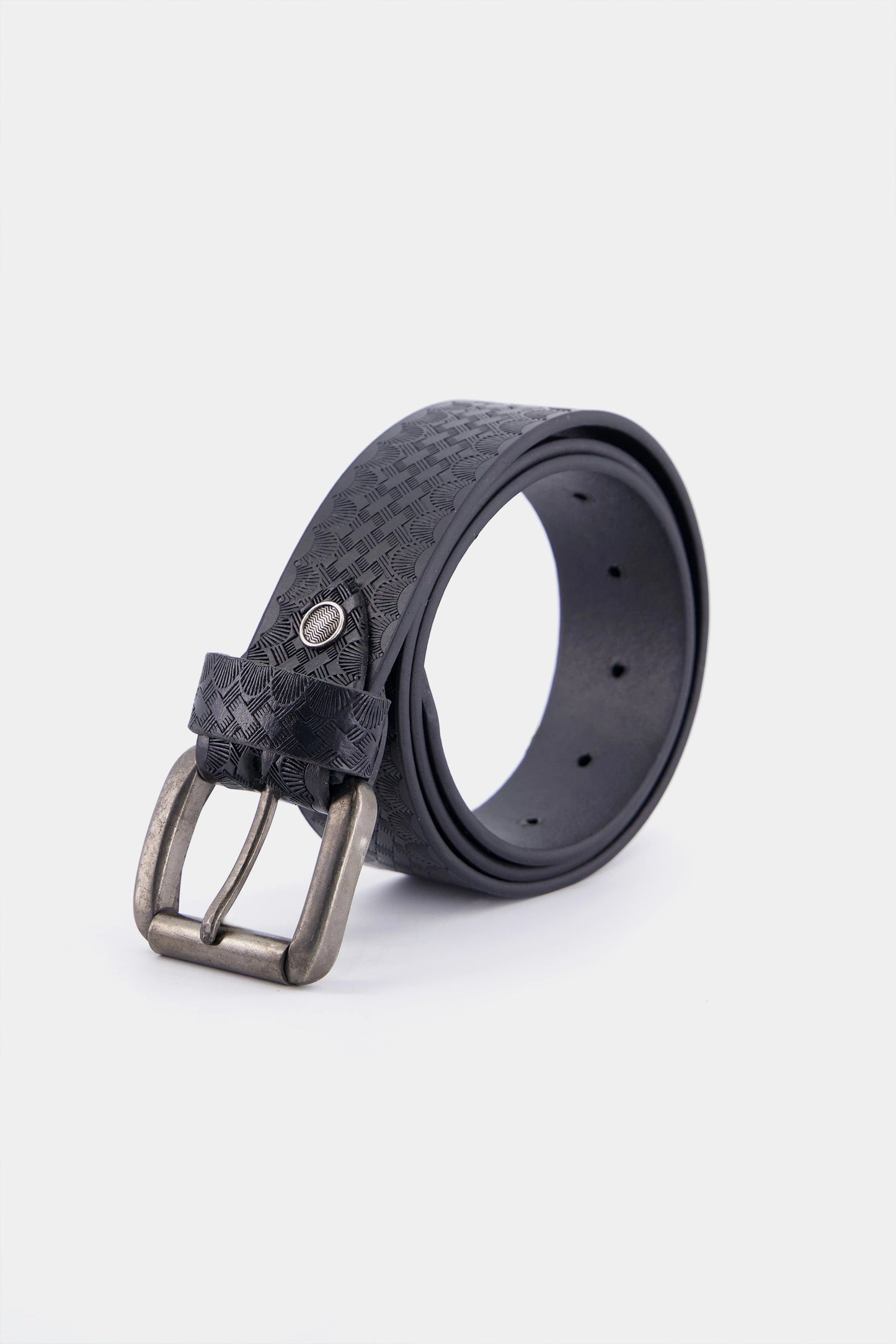 Embossed Leather Belt - Cougar Clothing