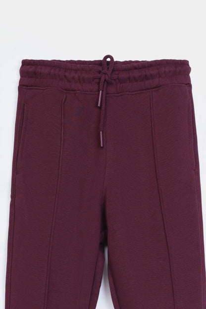 Fleece Pleated Trousers