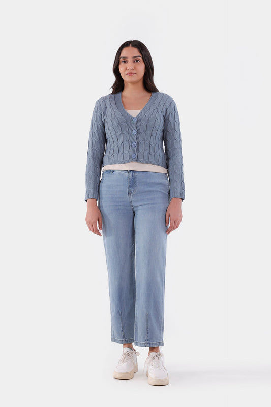 Cable Knit Cardigan - Cougar Clothing