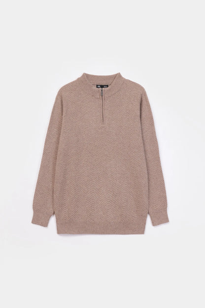 Cozy Quarter Zip Sweater - Cougar Clothing