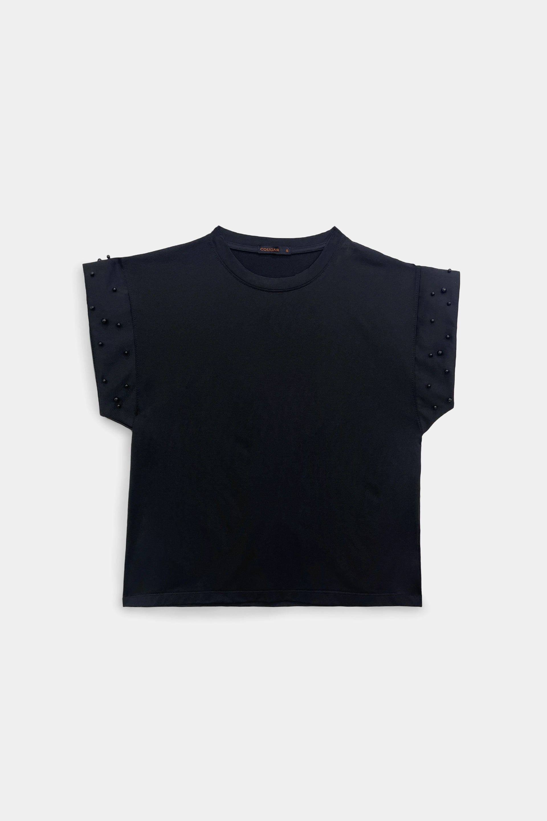 Embellished Sleeved T-Shirt - Cougar Clothing