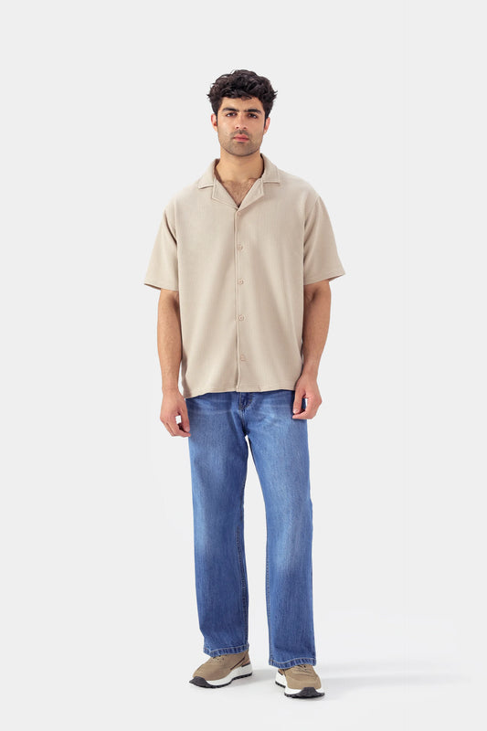Waffle Knit Shirt - Cougar Clothing