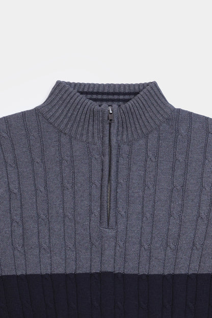 Cable Knit Sweater - Cougar Clothing