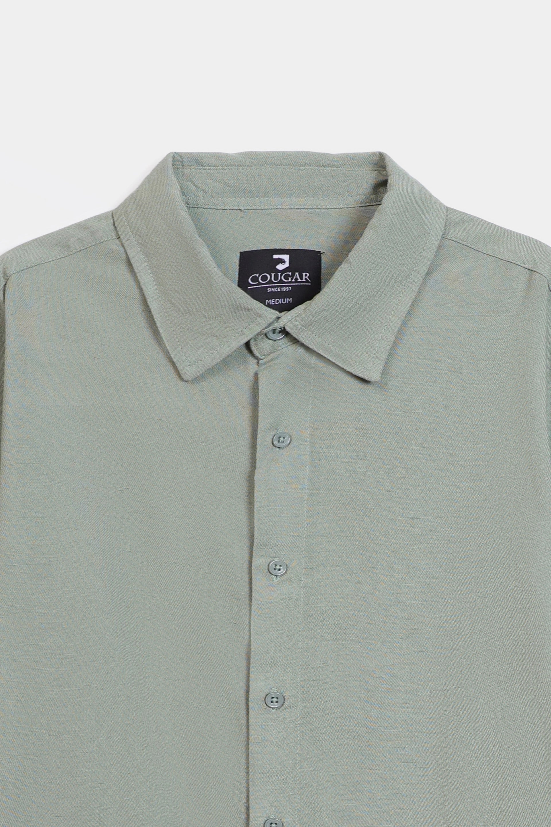 Linen Blend Shirt - Cougar Clothing