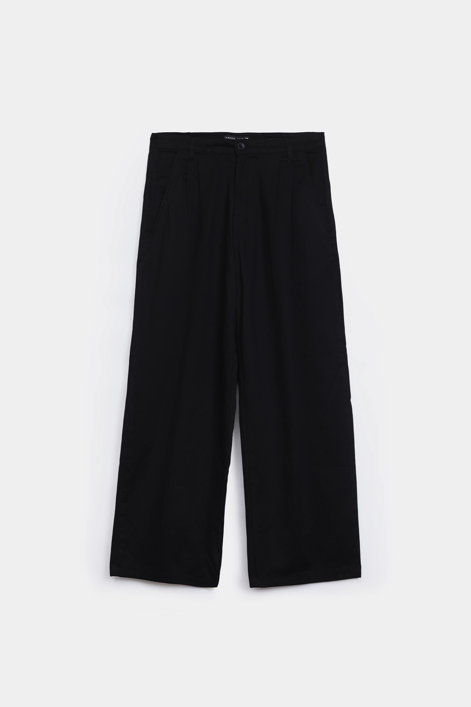 Wide Leg Pleated Trousers - Cougar Clothing