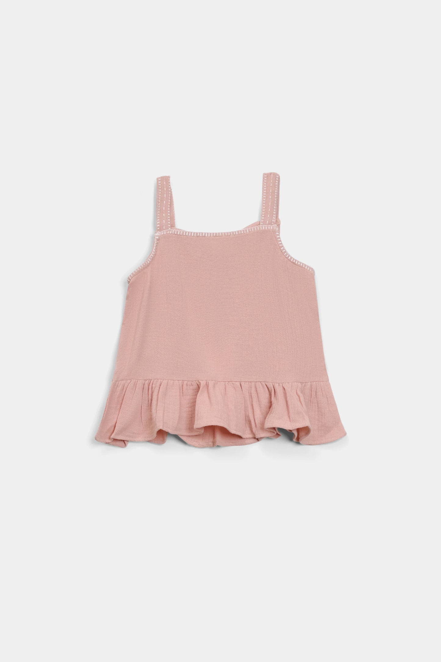 Sleeveless Embroidered Top - Cougar Clothing