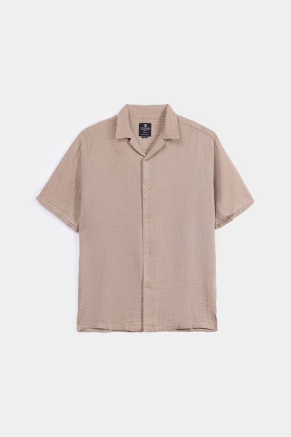 Muslin Resort Collar Shirt - Cougar Clothing
