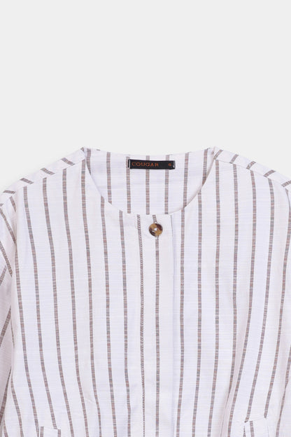 Yarn Dyed Striped Top - Cougar Clothing