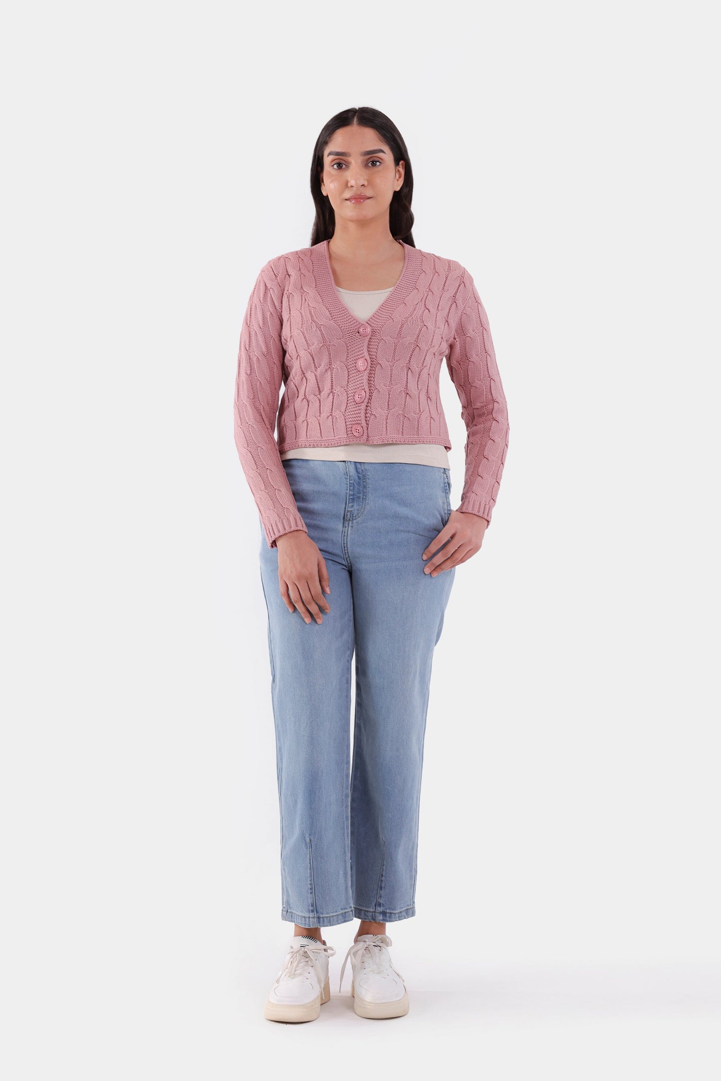 Cable Knit Cardigan - Cougar Clothing