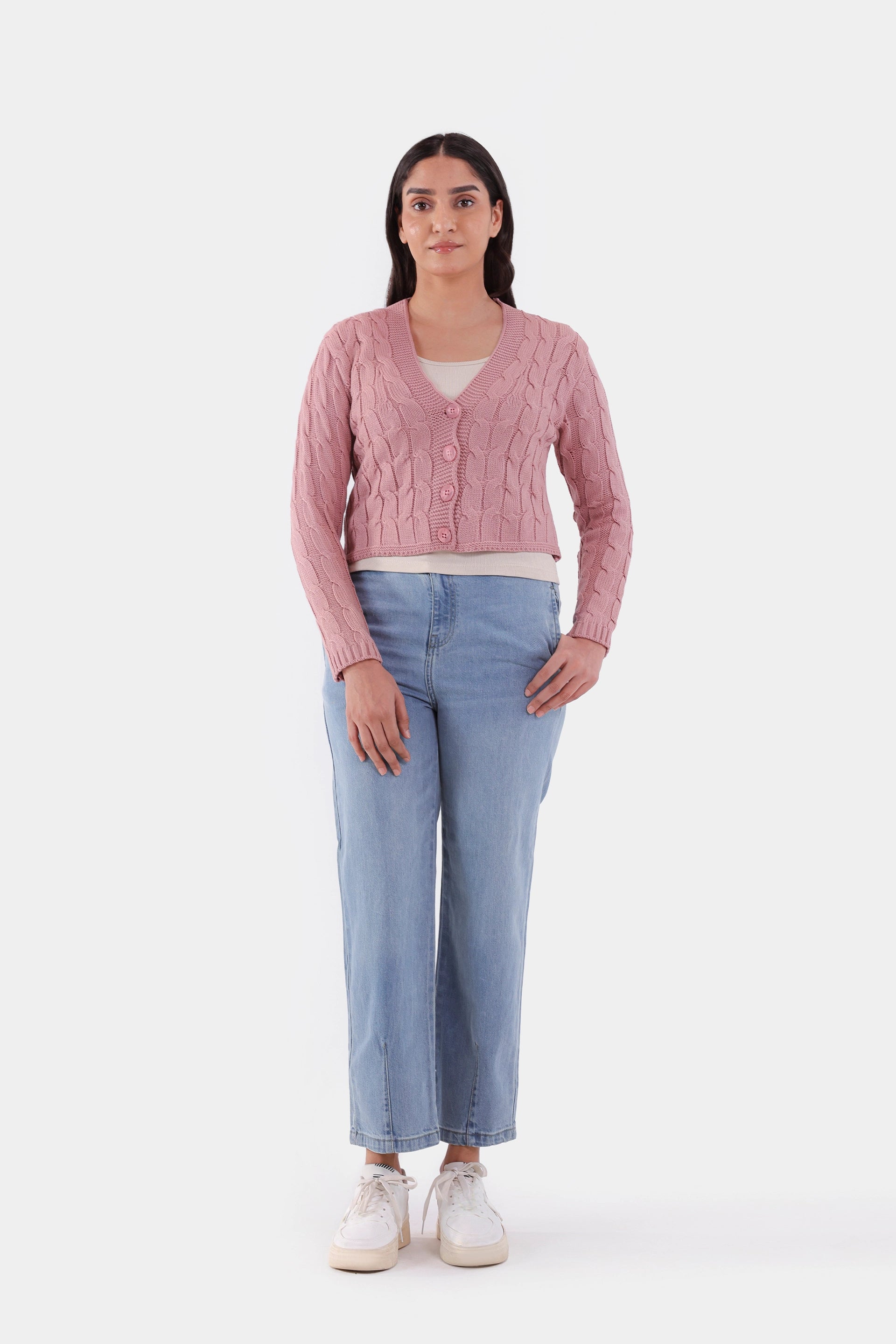 Cable Knit Cardigan - Cougar Clothing