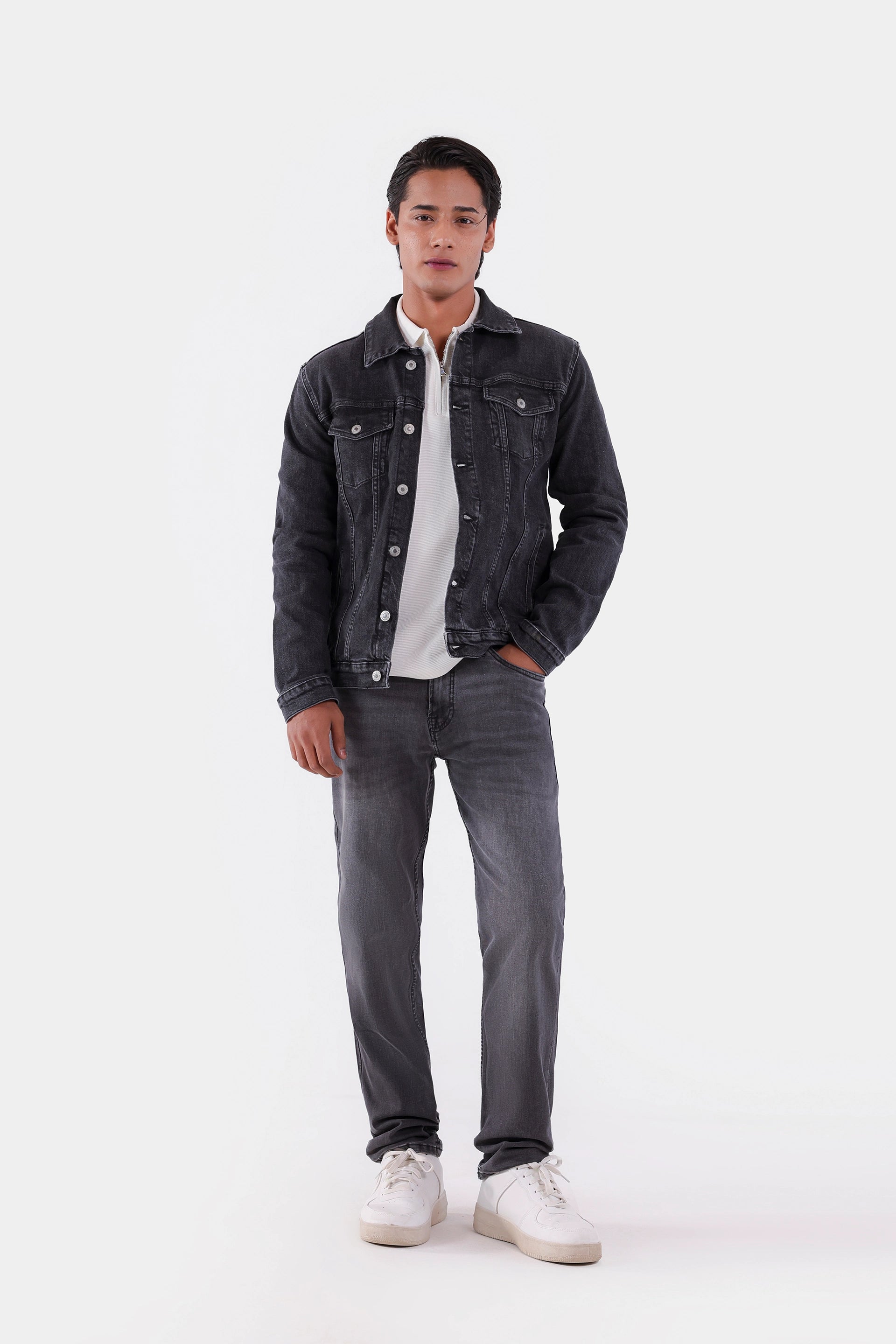 Trucker Denim Jacket - Cougar Clothing