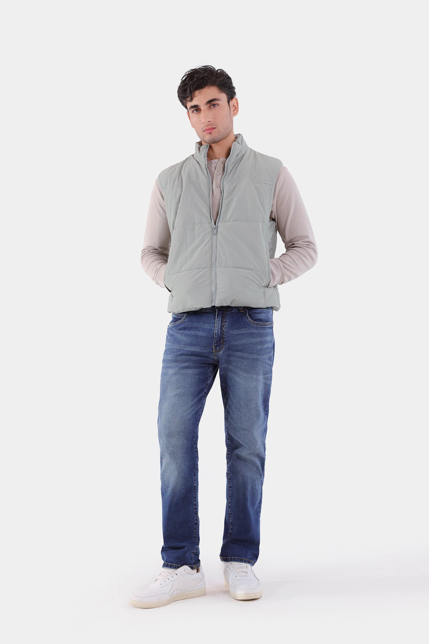 Mock Neck Gilet Jacket - Cougar Clothing