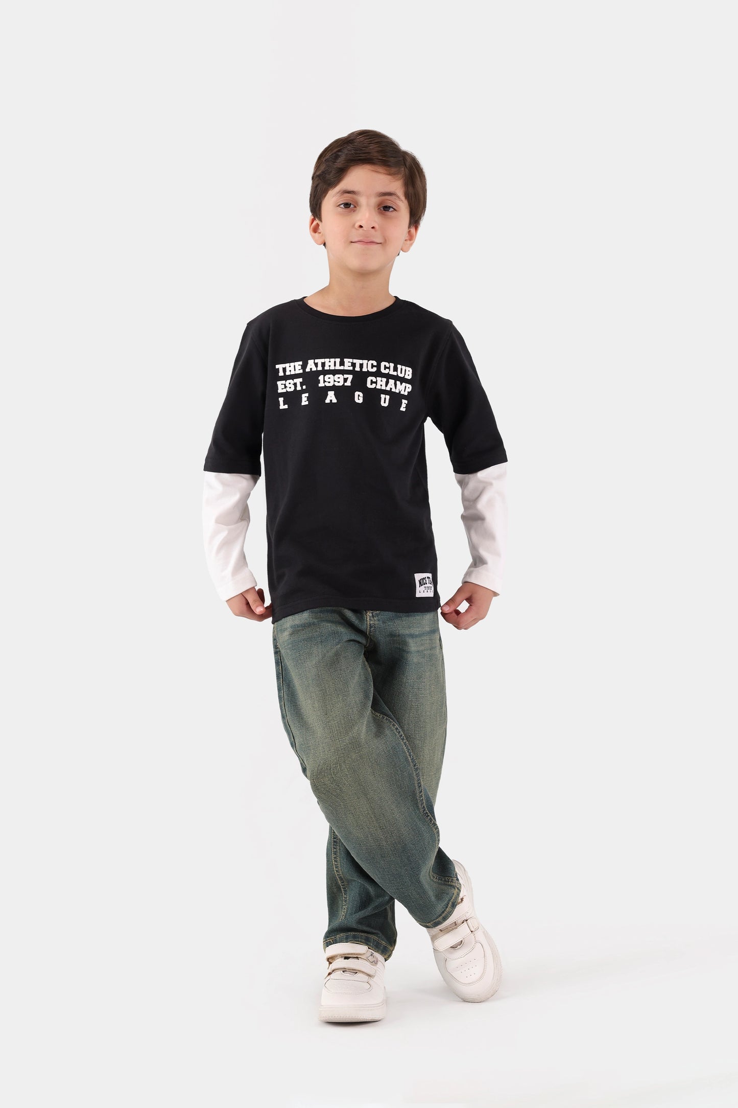 Contrast Sleeved T-Shirt - Cougar Clothing