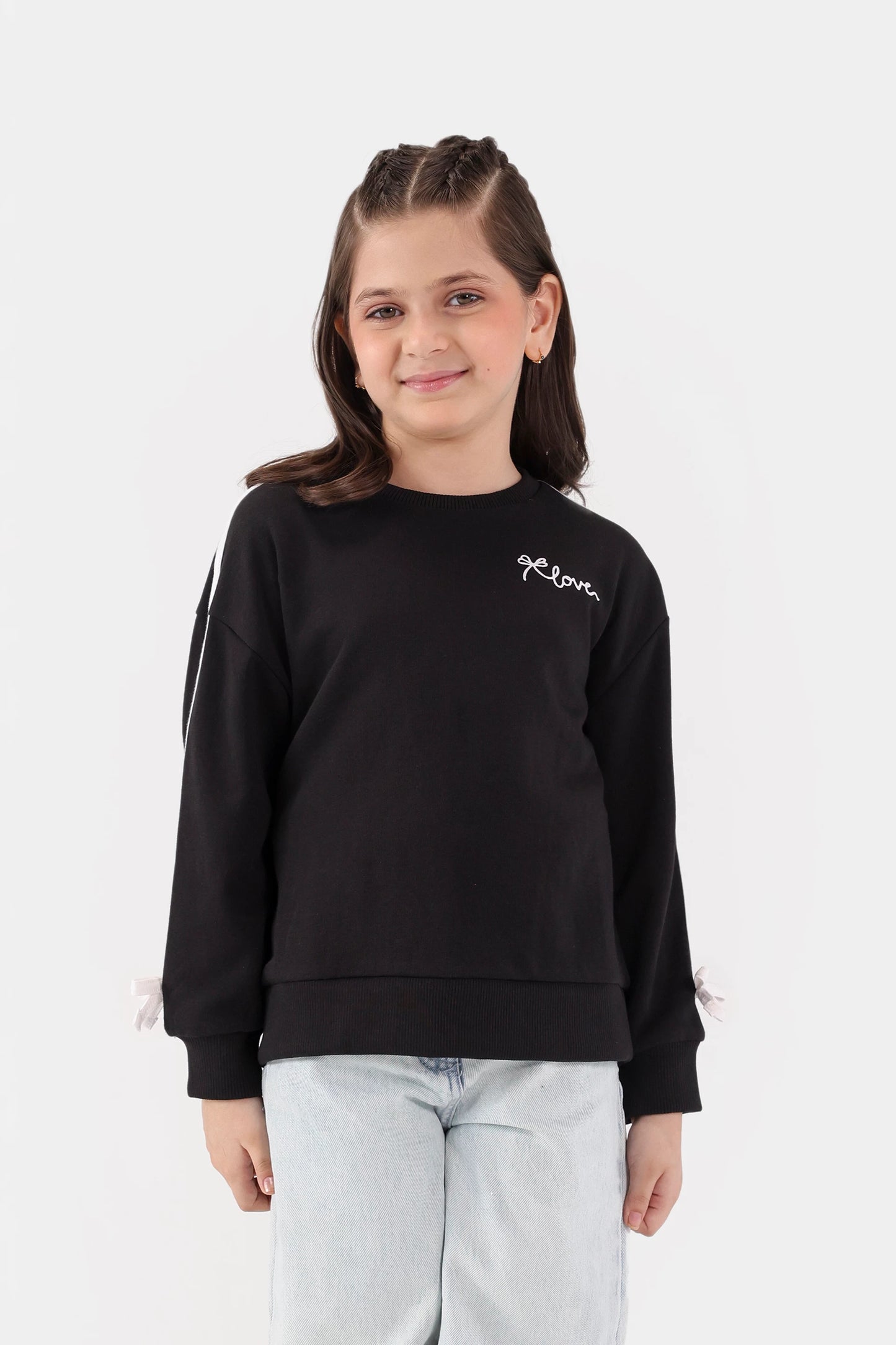 Bow Detailed Sweatshirt - Cougar Clothing