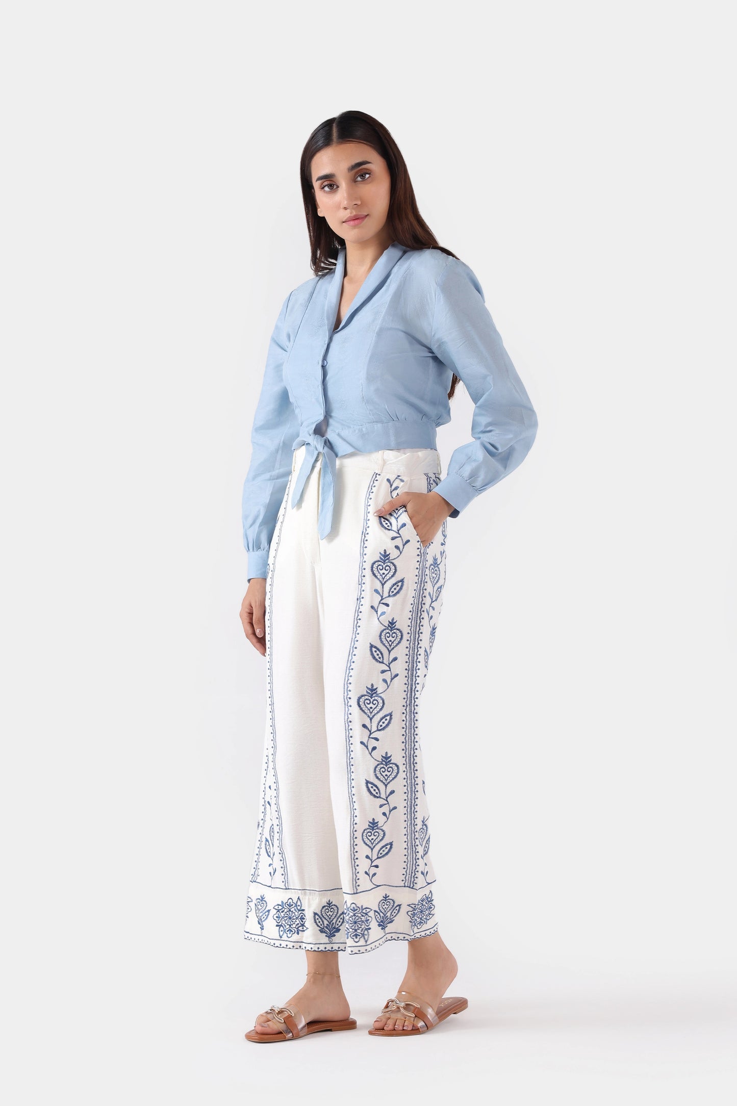 Embroidered Culottes - Cougar Clothing