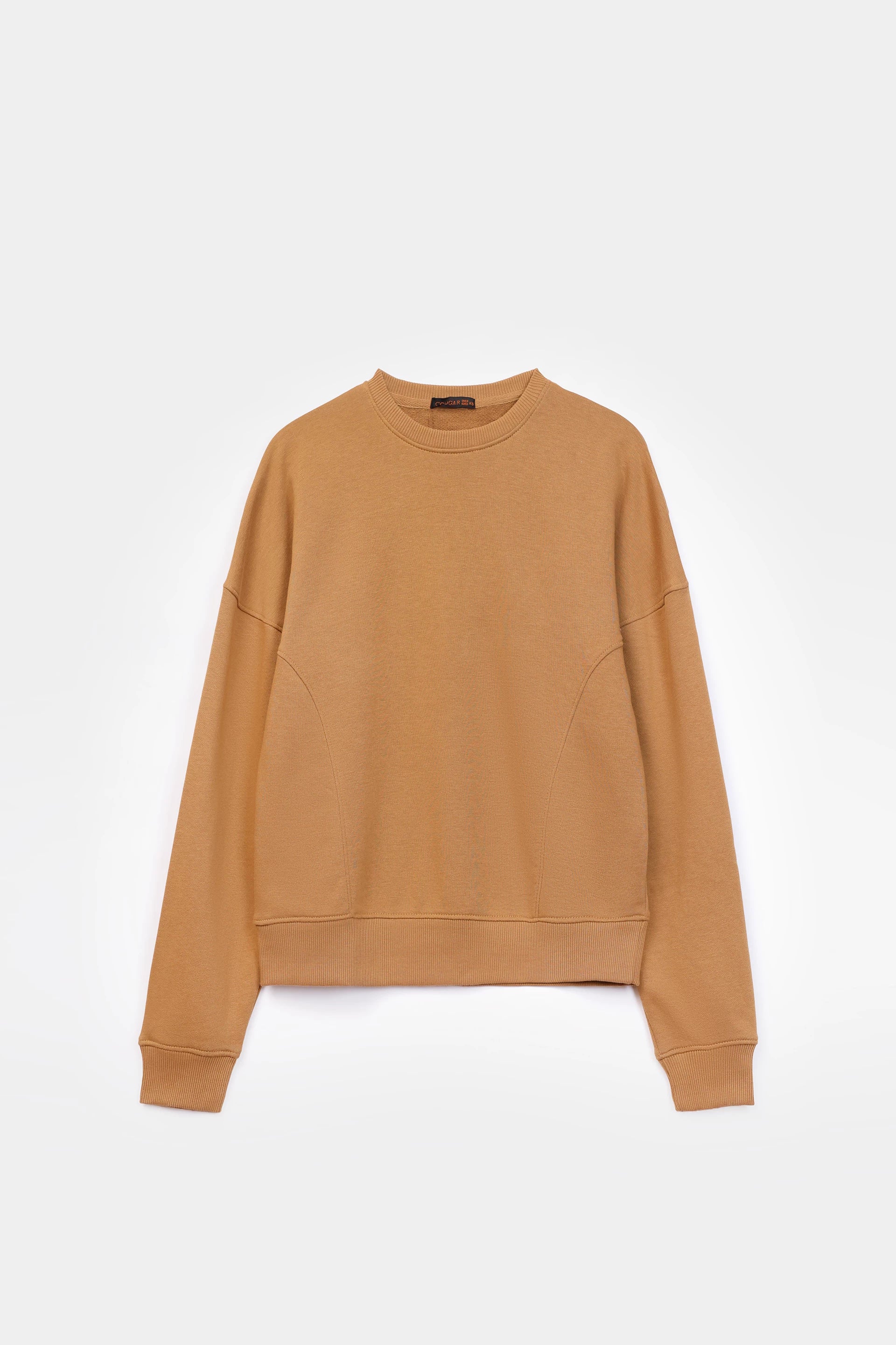 Basic Paneled Sweatshirt - Cougar Clothing