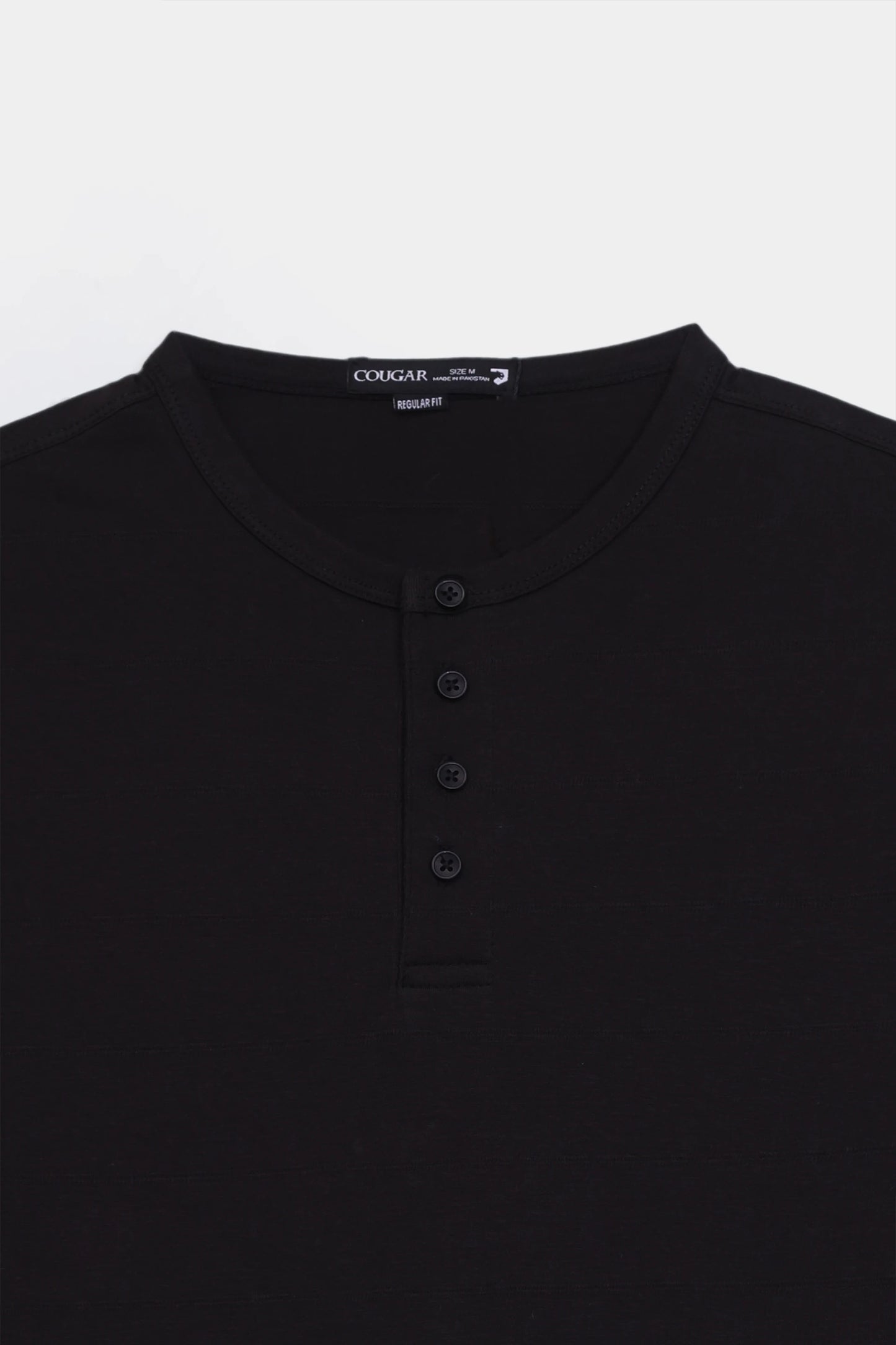 Jacquard Jersey Henley - Cougar Clothing