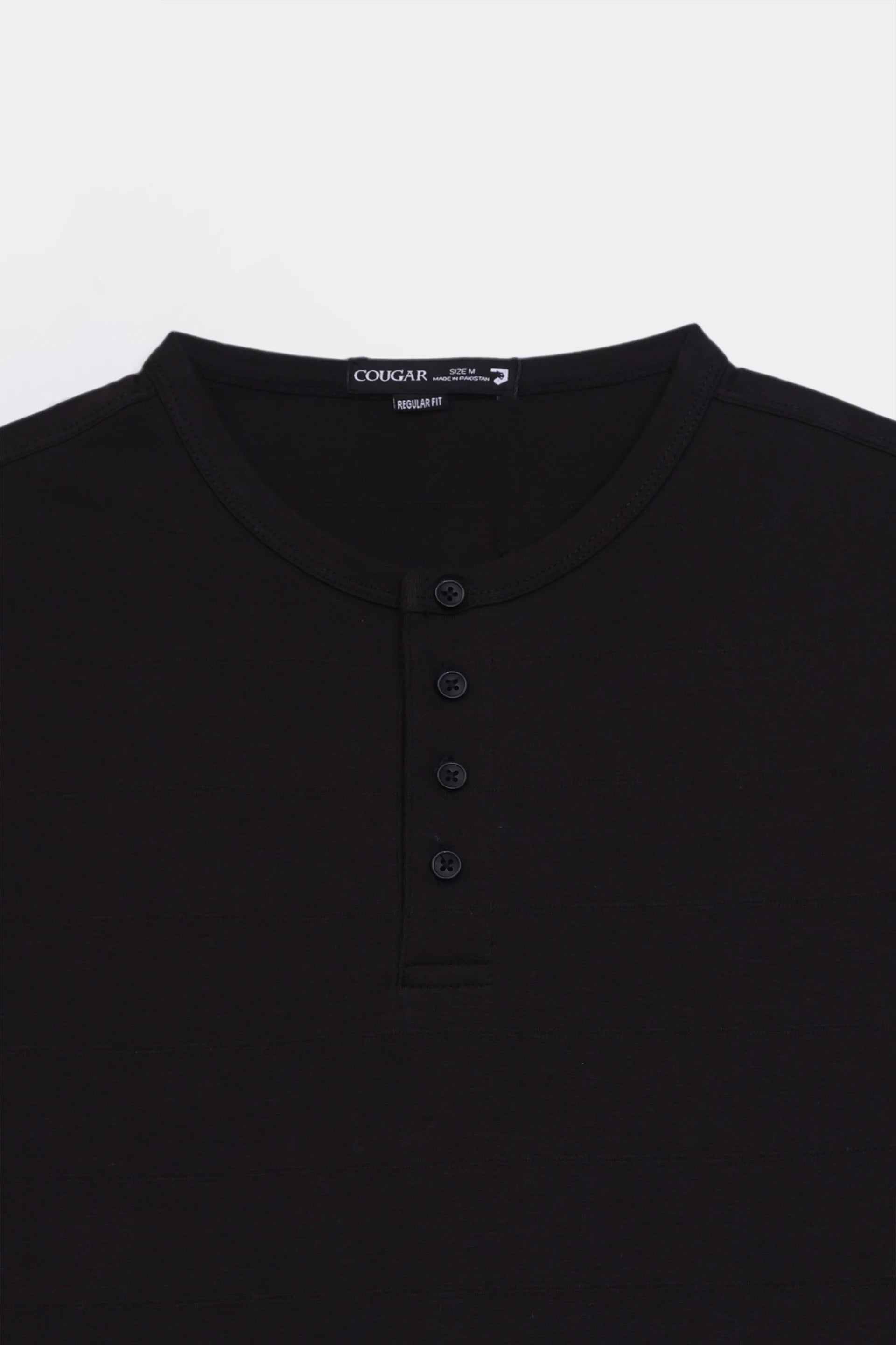 Jacquard Jersey Henley - Cougar Clothing