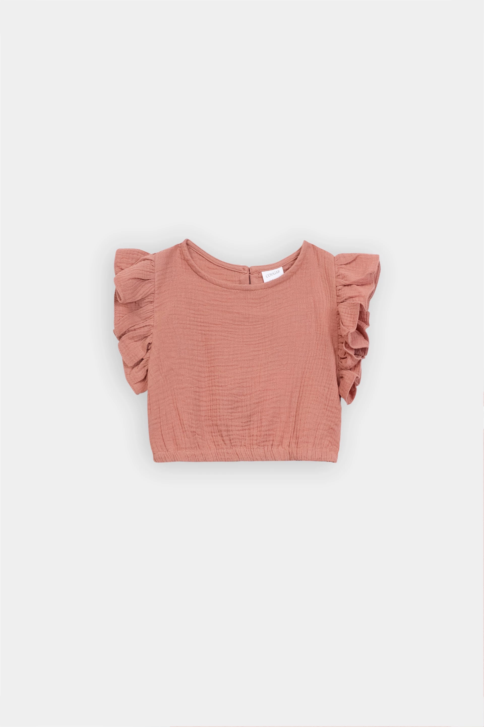 Double Muslin Frilled Blouse - Cougar Clothing