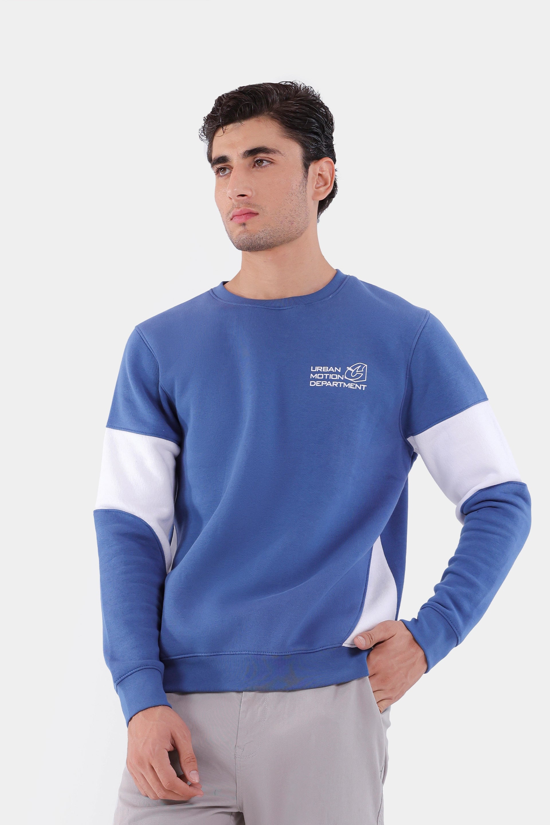 Paneled Fleece Sweatshirt - Cougar Clothing