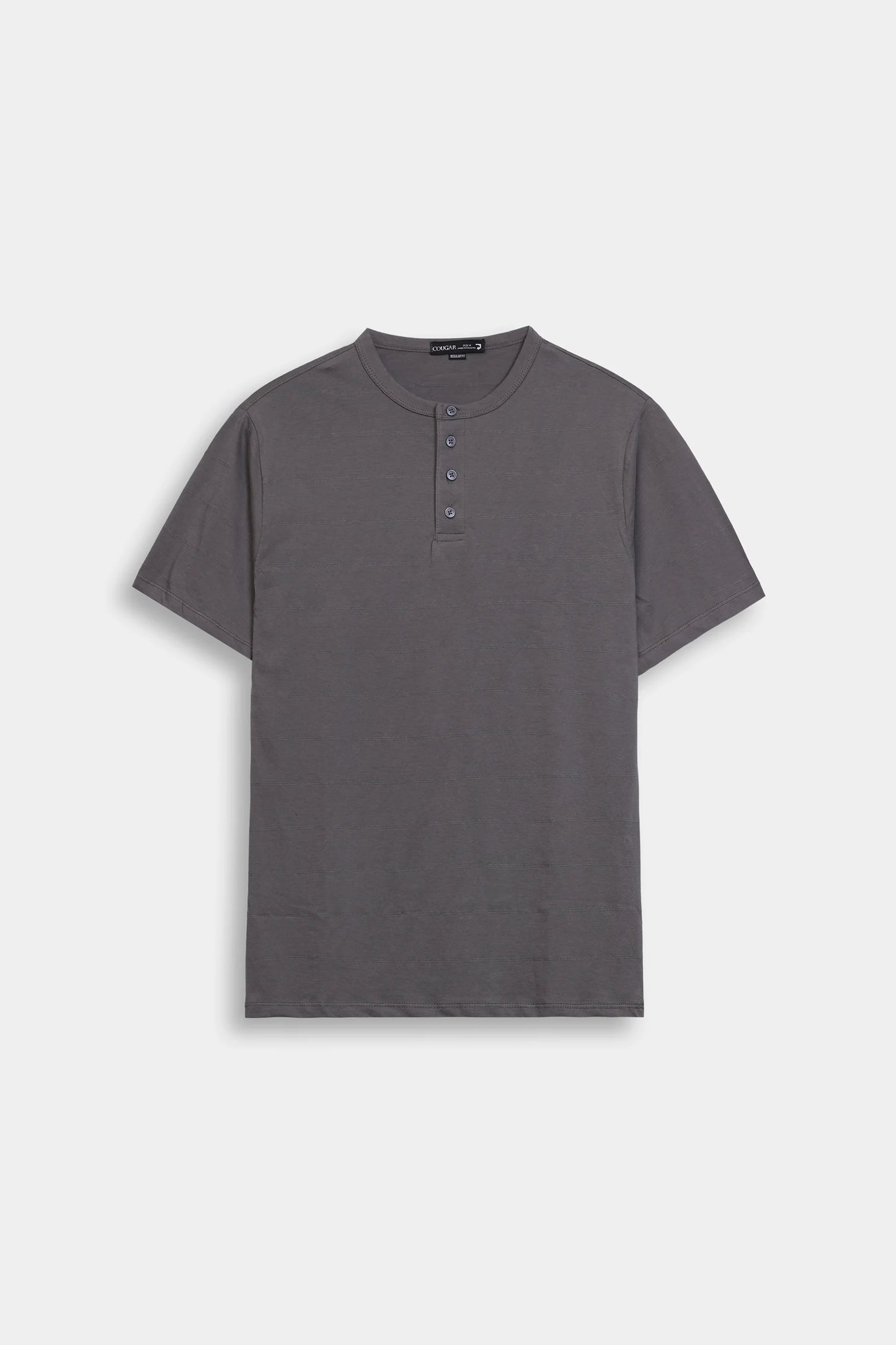 Jacquard Jersey Henley - Cougar Clothing